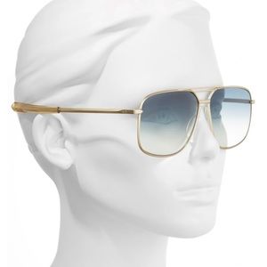 rag & bone Caravan 62mm Oversize Aviator Sunglasses